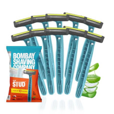Deals, Discounts & Offers on Health & Personal Care - Bombay Shaving Company Flexi Smooth Stud Razor - 5 Pcs x 2 | Disposable Razor
