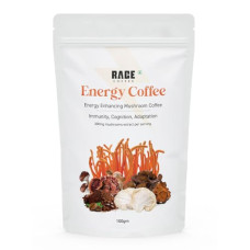 Deals, Discounts & Offers on  - Rage Coffee Energy Coffee Powder For Men & Women - 100g | Energy Enhancing Mushroom Coffee | 100% Pure Coffee & Cordyceps Extract Helps Boost Energy