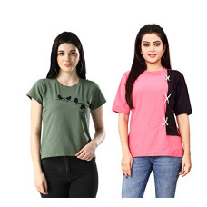 Deals, Discounts & Offers on Women - DHRUVI TRENDZ Women's T-Shirt