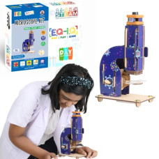 Deals, Discounts & Offers on  - FunBrigade DIY Microscope for Kids with 100X Zoom | Science kit Activity Gift
