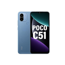 Deals, Discounts & Offers on Electronics - POCO C51 (Royal Blue, 6GB RAM, 128GB Storage)