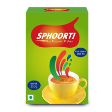 Deals, Discounts & Offers on  - Sphoorti Assam Black Loose CTC Leaf Tea, 250g Carton Box - Premium Kadak Chai Patti | Strong, Aromatic & Rich Black Tea Blend | Morning Tea | Afternoon Tea