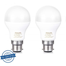 Deals, Discounts & Offers on  - PHILIPS 9 W Round B22 LED Bulb(White, Pack of 2)