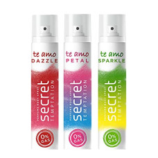 Deals, Discounts & Offers on Beauty Care - Secret Temptation Te Amo Dazzle, Petal, and Sparkle No Gas Body Spray