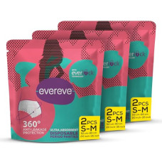 Deals, Discounts & Offers on Health & Personal Care - EverEve Ultra Absorbent Disposable Period Panties, S-M, 3x2's Pack, 0% Leaks, Sanitary protection