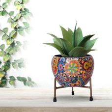 Deals, Discounts & Offers on Gardening Tools - CINAGRO Metal Flower Vase Planter Pot, Pots for Plants, Plant Pots