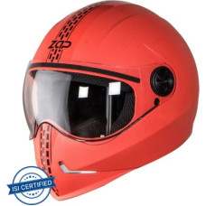 Deals, Discounts & Offers on  - Steelbird Adonis Zap Dashing Motorbike Helmet(Red Black)