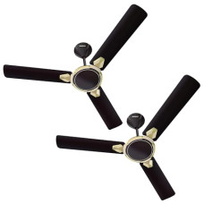 Deals, Discounts & Offers on  - Havells 1200mm Equs Energy Saving Ceiling Fan (Smoke Brown, Pack of 2)