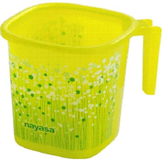 Deals, Discounts & Offers on Home Improvement - Nayasa Plastic Deluxe Funk Mug, Green, 1.5 ML