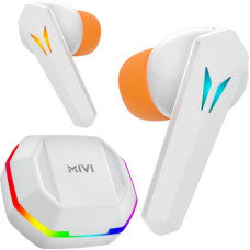 Deals, Discounts & Offers on  - Mivi Commando X7,35ms Low Latency,13mm Bass,50H Playtime,Dual Mic AI ENC,TypeC,5.3 Bluetooth Headset(White, True Wireless)