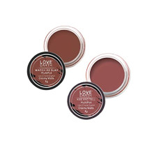 Deals, Discounts & Offers on Beauty Care - Love Earth Lip Tint & Cheek Tint Multipot Combo (Mauvish Pink & Caramel Brown) with Richness of Jojoba Oil and Vitamin E