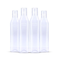 Deals, Discounts & Offers on  - Attro SKY Miami Unbreakable PET 1000ml Water Bottle, Set of 4,Clear