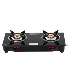 Deals, Discounts & Offers on  - Cello Regal Premium Brass 2 Burner Open Gas Cooktop,Better Heat Distribution,Toughened Glass,Heavy Duty Burners,Isi Certified,Slick Control Knobs,Precise Flame Control,1 Year Manufacturer'S Warranty