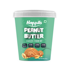 Deals, Discounts & Offers on  - Happilo Classic Peanut Butter Crunchy 500g, Protein Rich, Roasted Peanuts, No Added Sugar