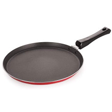 Deals, Discounts & Offers on Cookware - Nirlon Aluminum Non Stick Flat Dosa/Roti Tawa with Bakelite Handle 29.5cm[3_mm_Classic_FT_13]
