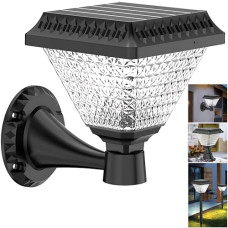 Deals, Discounts & Offers on Outdoor Living  - Gigawatts 33 LED Solar Gate Pillar Lamp 10W Brightness 1200mAh Battery ABS Garden Warm Natural White+RGB Lights with Wall Mount, Spike Stand, Boundary Fitting Remote