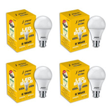 Deals, Discounts & Offers on  - Jaquar Prima 9W B22 LED Bulb | 9 Watt Cool White B22 Base LED Bulb (Pack of 4)