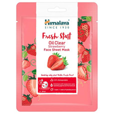 Deals, Discounts & Offers on Beauty Care - Himalaya Fresh Start Oil Clear Strawberry Sheet Mask (Pack of 3), Pink, (7004920X3)