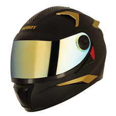 Deals, Discounts & Offers on  - Steelbird SBH-17 Robot Full Face Helmet Gold, Size: L(57-58 cm)