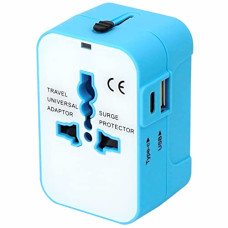 Deals, Discounts & Offers on Electronics - rts Type C USB C to USB Universal Travel Adapter / International All in One Worldwide Universal Travel Adapters AC Wall Plug Charger with Type c USB Charging Ports 2.4A Type C & 2.4A USB-A Ports travel adapter