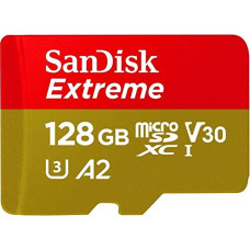 Deals, Discounts & Offers on  - SanDisk Extreme 128GB microSDXC UHS-I, V30, 190MB/s Read,90MB/s Write, Memory Card