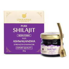 Deals, Discounts & Offers on  - UPAKARMA Pure Shilajit Resin with Ashwagandha 20g | Boost Strength & Build Muscle Mass Naturally | 100% Ayurvedic | Pack of 1