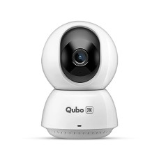 Deals, Discounts & Offers on Electronics - Qubo Smart 360 Ultra 2K 4MP 1440p WiFi Ethernet CCTV Security Camera from Hero Group | Mobile App | Two Way Talk | Night Vision | Cloud & SD Card Recording | Made in India | Alexa & OK Google |