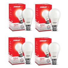 Deals, Discounts & Offers on  - Eveready 12W Led Light Bulb | High Efficiency & Glare-Free Light | 4KV Surge Protection | With Wide Operating Voltage Range | 100 Lumens Per Watt | Cool Day Light (6500K) | Pack of 4