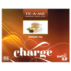 Deals, Discounts & Offers on  - TE-A-ME Ginger Tea Bags 100 Pieces | Energize Your Day Naturally with Strong Flavourful Adrak Chai | Black Tea with Ginger | Antioxidant-Rich Zesty Adrak Tea