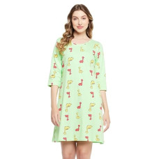 Deals, Discounts & Offers on Women - Clovia Women Cotton Short Length Nightdress