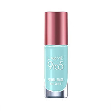 Deals, Discounts & Offers on Beauty Care - LAKM 9to5 P+G Nail Color Sea Blue 6ml