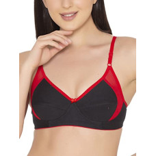 Deals, Discounts & Offers on Women - Clovia Women's Cotton Spandex Solid Non-Padded Full Cup Wire Free Everyday Bra - Black