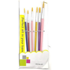 Deals and Offers on - Eclet 6 Pcs Different Size Paint Brush Set (Round) C Deals, Discounts & Offers on - Eclet 6 Pcs Different Size Paint Brush Set (Round) C