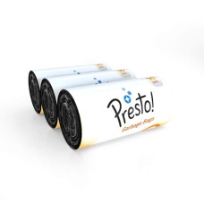 Deals, Discounts & Offers on  - Presto! Garbage Bags (Black, Medium, 19 x 21 inches) - 30 Bags/ Roll - Pack of 3(Plastic)