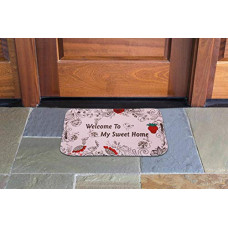 Deals, Discounts & Offers on  - Ramcha Welcome to My Sweet Home Polyester Mat - 16