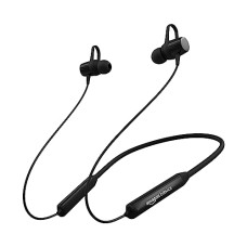 Deals, Discounts & Offers on Headphones - Amazon Basics in-Ear Bluetooth 5.0 Wireless Neckband with Mic, 10mm Drivers Magnetic Earbuds, Voice Assistant, Dual Pairing and IPX4 Water-Resistance (Black)