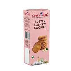 Deals, Discounts & Offers on  - Cookieman Butter Cashew Cookies - 150g | Butter Cookies with Cashew
