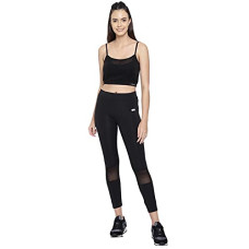 Deals, Discounts & Offers on Women - Clovia Women's Cotton Activewear Ankle Length Sports Tights - Black