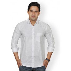 Deals, Discounts & Offers on Men Clothing - Upto 65% Offer on Lee Mark Men's Solid Casual Linen Shirt