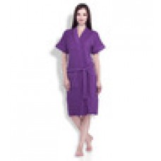 Deals, Discounts & Offers on Women Clothing - Sand Dune Purple Bathrobe at 40 Per discount