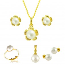 Deals, Discounts & Offers on Women - Upto 76% offer on JPEARLS PENDENT SET COMBO