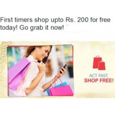 Deals, Discounts & Offers on  - Free Shopping upto Rs. 200 for New users