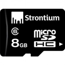 Deals, Discounts & Offers on Mobile Accessories - Flat 22% OFF on Strontium 8GB MicroSD Memory Card Class-6