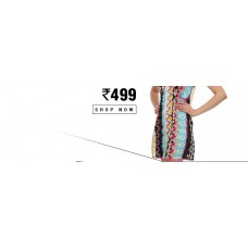 Deals, Discounts & Offers on Women Clothing - Multicoloured printed short nightwear