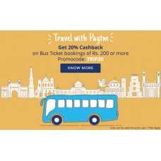Deals, Discounts & Offers on Recharge - Get ​​15% Cashback on Bus ticket bookings|Maximum Cashback is Rs 500