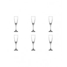 Deals, Discounts & Offers on Home & Kitchen - Pasabahce Clear Glass Twist Champagne Flute Glass (6 Piece)