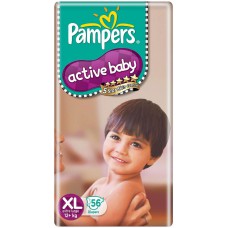 Deals, Discounts & Offers on Baby Care - Pampers Active Baby Extra Large Size Diapers