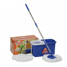 Deals, Discounts & Offers on Home Appliances - Gala Spin mop with easy wheels and bucket for magic 360 degree cleaning