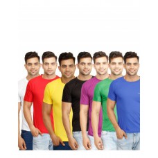 Deals, Discounts & Offers on Men Clothing - Round Neck T-Shirt Pack Of 7