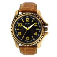 Deals, Discounts & Offers on Men - Samex Brown Leather Analog Watch